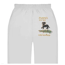 'Puppy's First Christmas ' Adult Sweatpants / Joggers (JO050549)