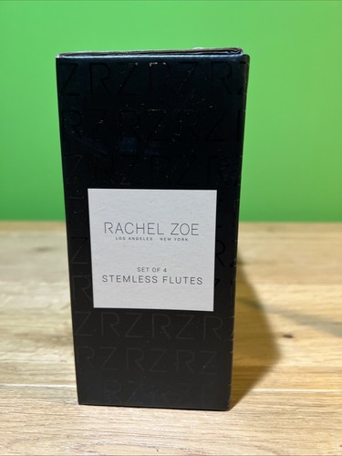 Neu im Karton Rachel Zoe schillernde stiellose Flöte Champagnerglas 4er Set - Bild 5 von 6