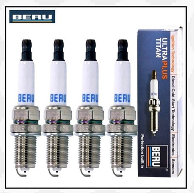 4x BERU NEU ZÜNDKERZE ULTRA PLUS TITAN UPT15P für MERCEDES