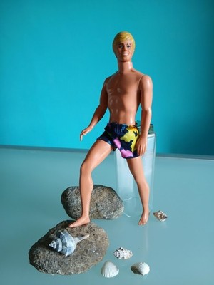 ''MATTEL'' Ken ''Tropical'', 1985, Höhe 30 cm.