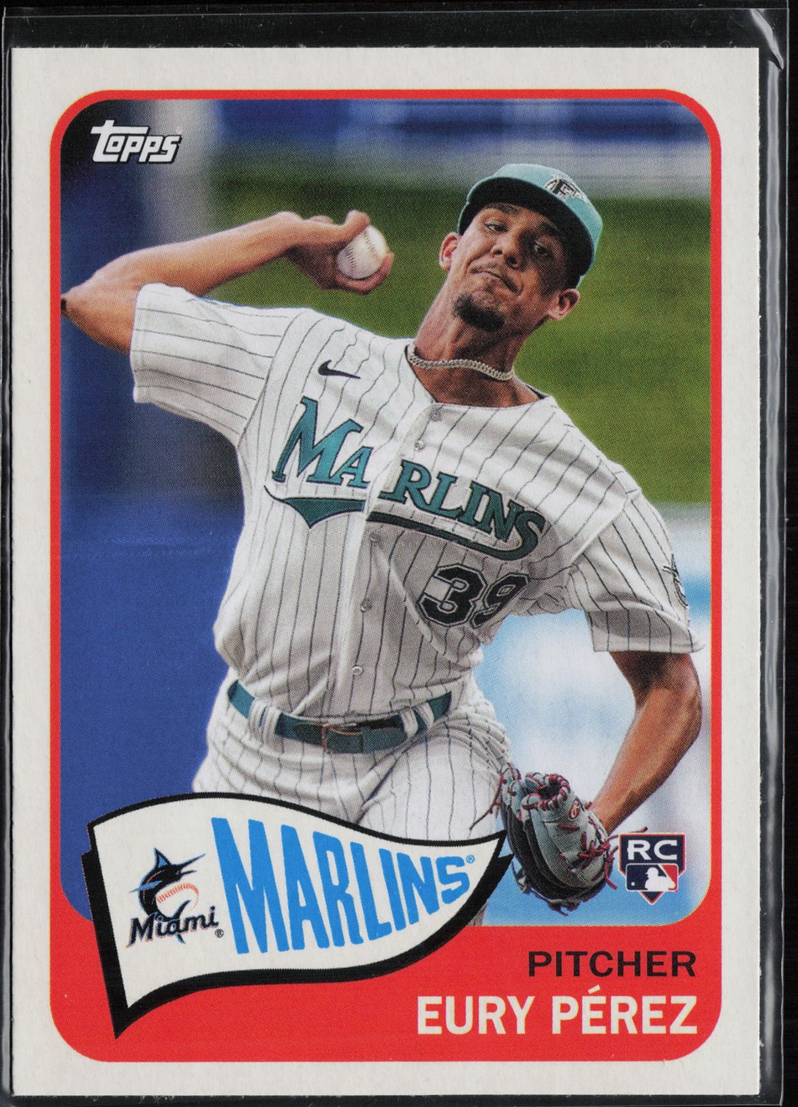 2023 Topps Archives Eury Pérez #182 Miami Marlins Rookie