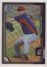 2015 Bowman Asia Exclusive Black Wave Refractor Trevor Frank #BCP129 c4q