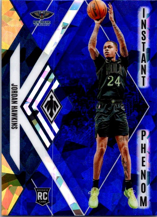 2023-24 Panini Phoenix #14 Jordan Hawkins Instant Phenom Phoenix Blue Ice