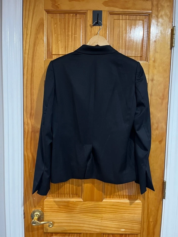 Stella McCartney Black Wool Blazer Jacket IT 40 US 6 Tailored Made Italy - Image 4 of 4