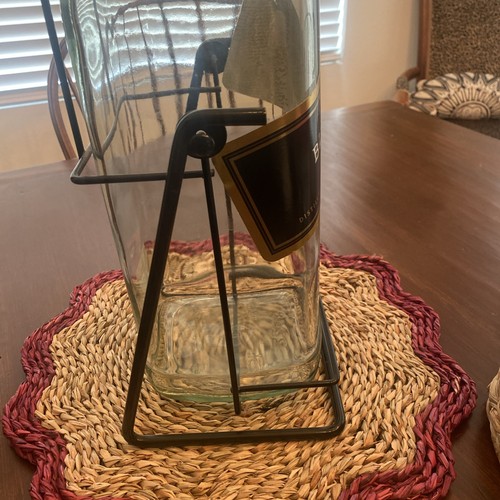 Empty JOHNNIE WALKER Bottle w/Swing Stand Black Label 4.5 Liter 12Y Magnum 18” - Picture 6 of 11