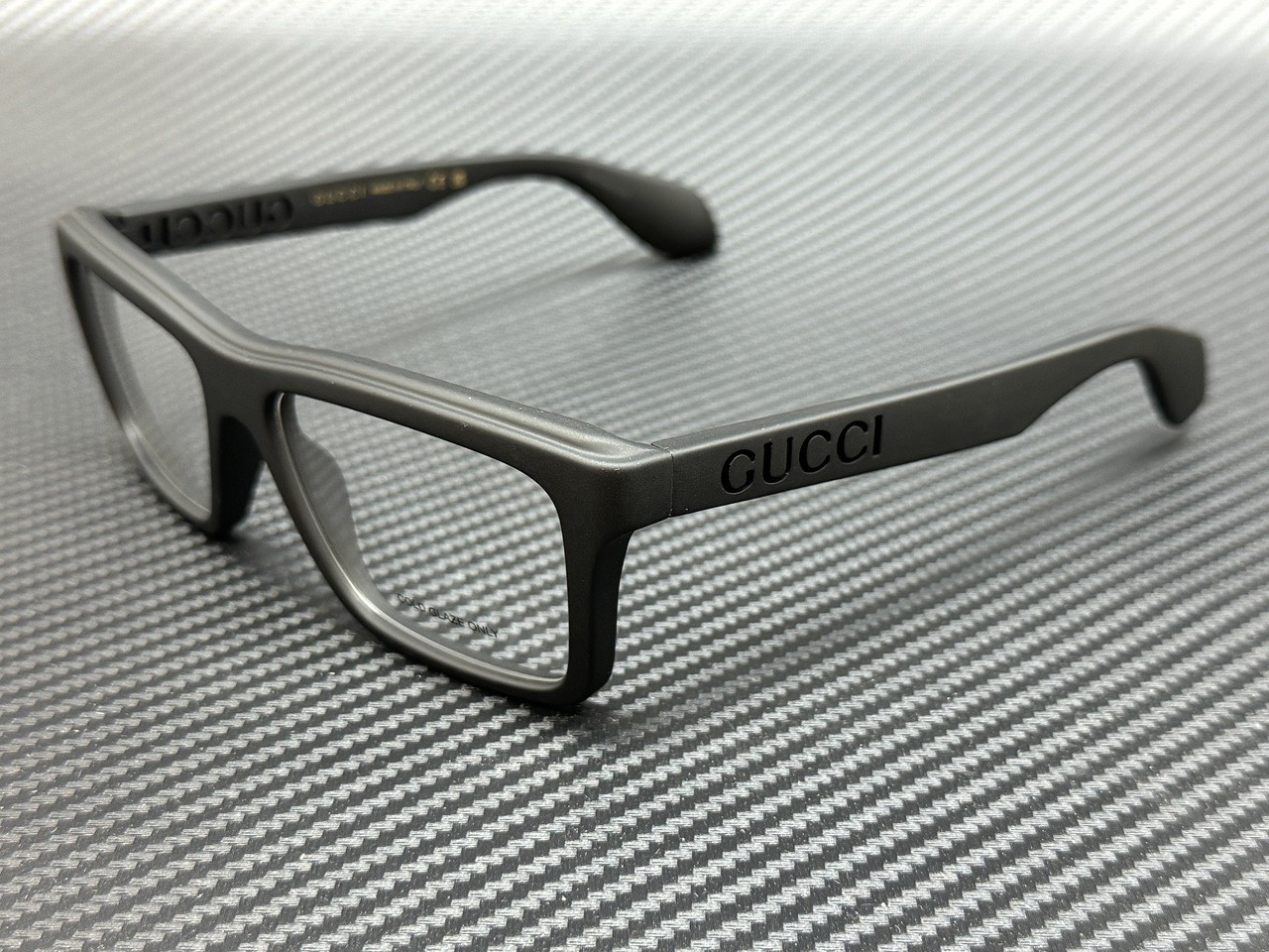 GUCCI GG1573O 001 Matte Black Men's Large 55 mm Eyeglasses