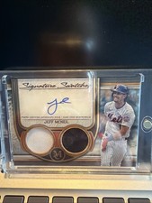 2023 Jeff McNeil Topps Museum Collection Signature Dual Swatches Auto 18/25