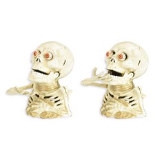 Mechanische Gusseisen-Spardose Skelettfigur, A CAST IRON SKELETON MECHANICAL ...