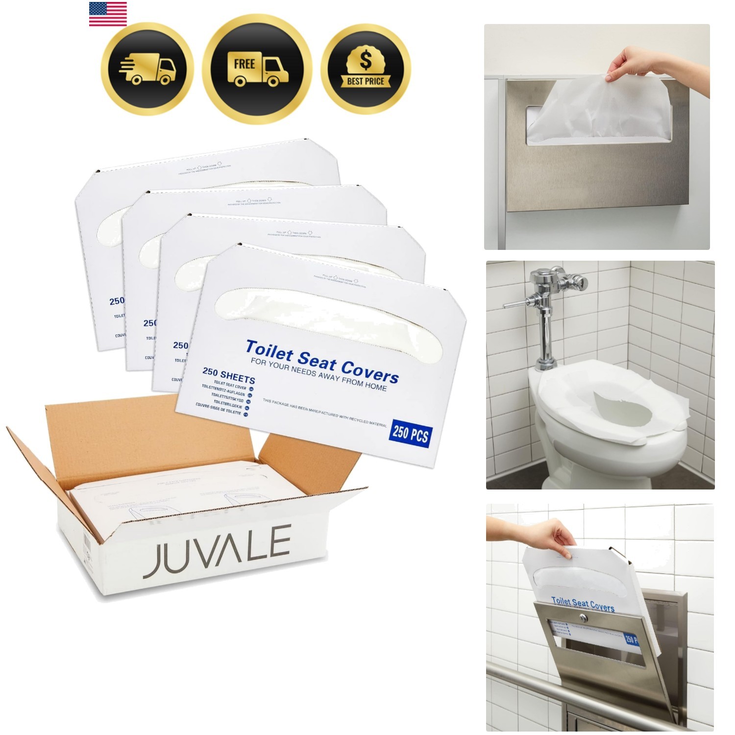 Covers - 14 X 16 In, White, 1000 Pcs, 4 Packs Of 250 - Dispo