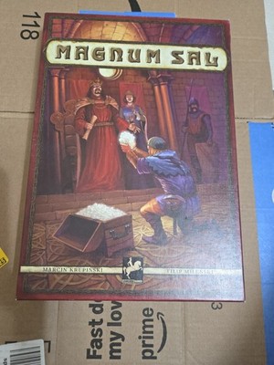 Leonardo Boardgame Magnum Sal PLUS EXPANSION MINT HTF