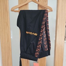 GIVOVA  TRAINING TRACKSUIT BOTTOMS PANTS JOGGING RUNNING GYM Size Large 