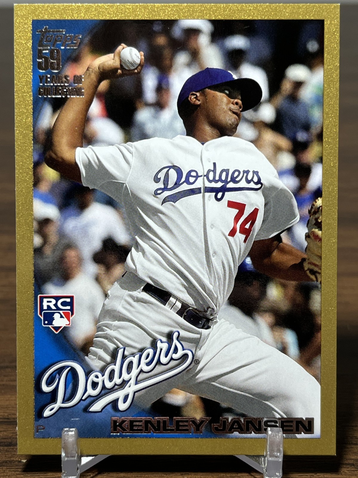 2010 Topps Update #US-114 Kenley Jansen Gold /2010 Rookie Los Angeles Dodgers
