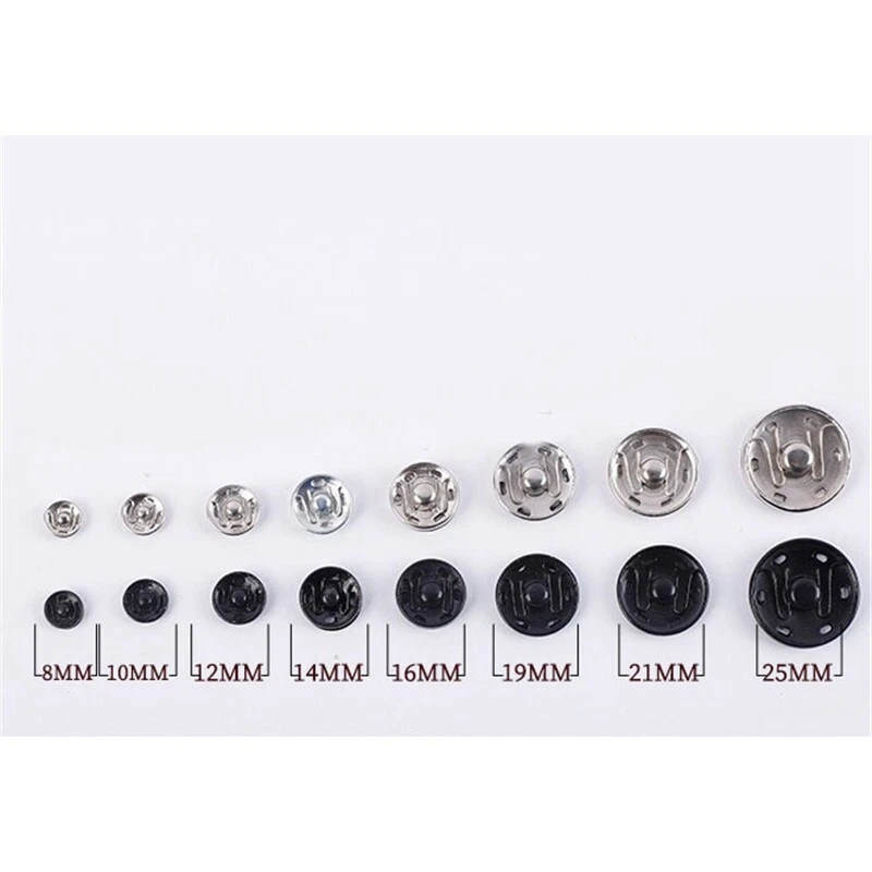 Sew Button SNAP FASTENINGS Press Studs Duvet Poppers Clothing 20Pc - Image 3 of 4
