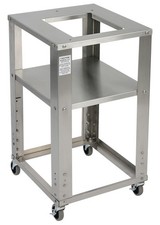 Cardinal Scales CART2018 Rolling stainless steel cart, 20" D x 18" W, adjustable