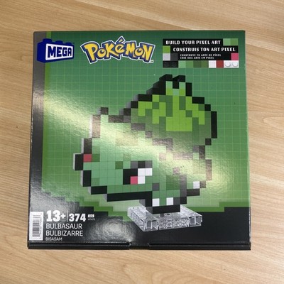 MEGA Pokemon Bulbasaur Pixel Art Building Kit - 374 pcs - Ages 13+ - NEW Sealed