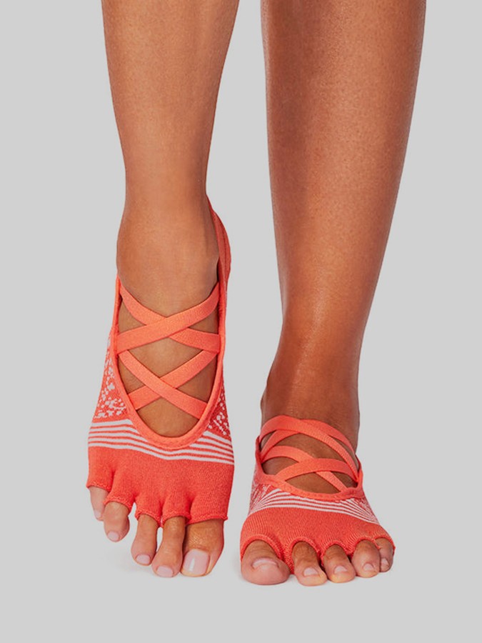 ToeSox Elle Tec Half Toe Women's Yoga Socks Yoga Pilates Dancing Sport Socks