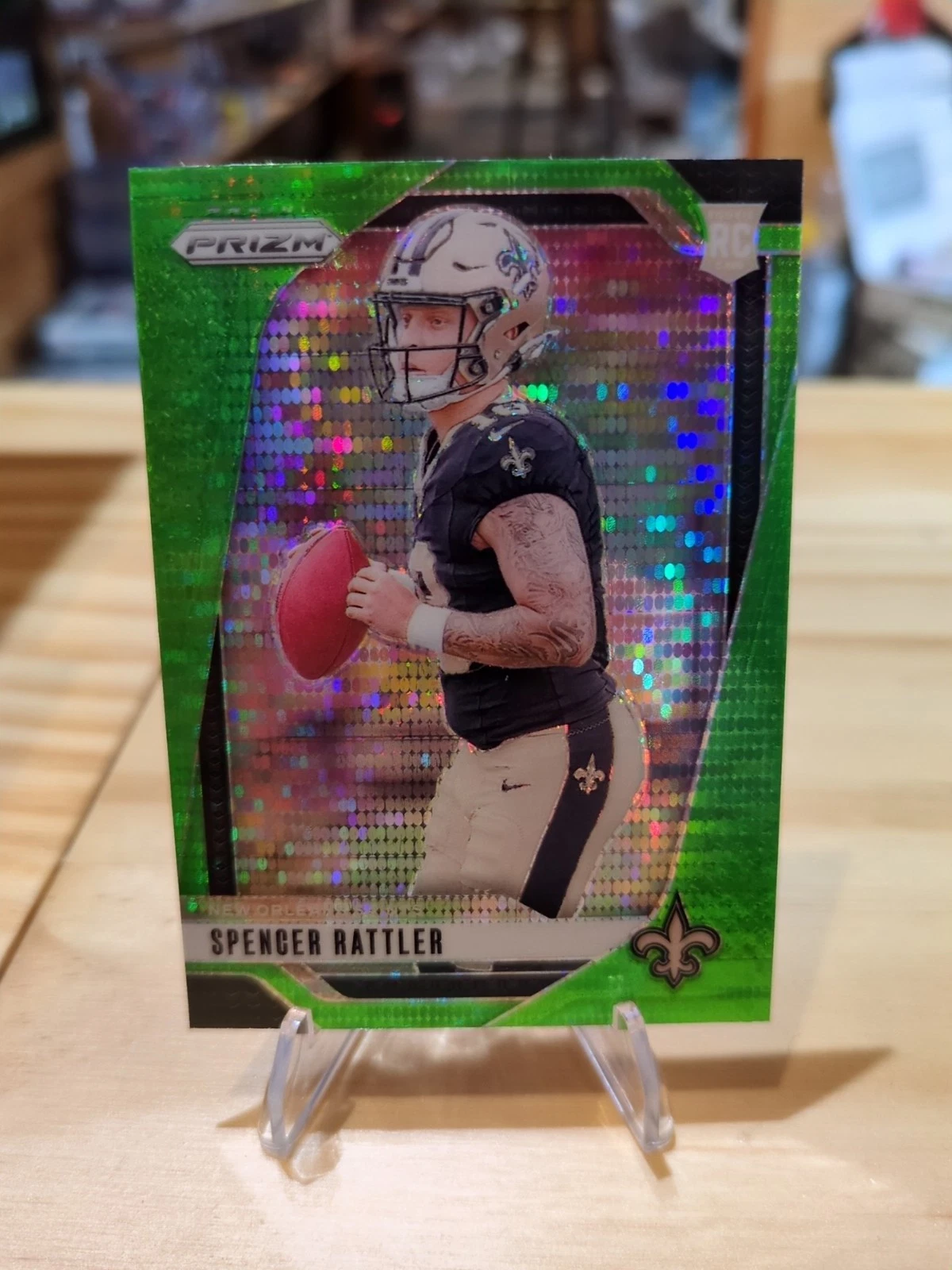 Spencer Rattler trading card