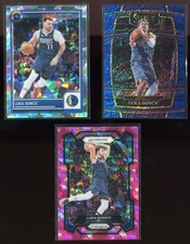 NBA Luka Doncic 3 Card Basketball Card Lot Panini Mavericks 171306LD
