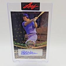 Leaf 2025 Metal Happy Holidays Autograph Bob Horner 1/1 #BA-BH1 Baseball
