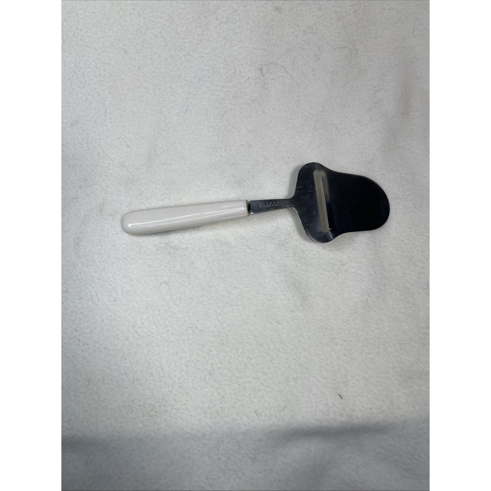 Elesva Holland Windmill Ceramic Handle Cheese Slicer Knife Stainless Steel 9"