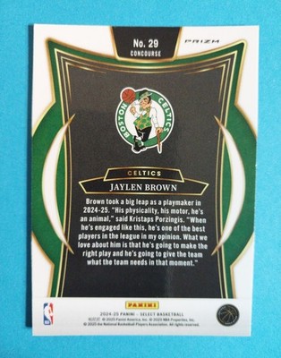 2024-25 Panini Select - Concourse Jaylen Brown #29 Blue Prizm for