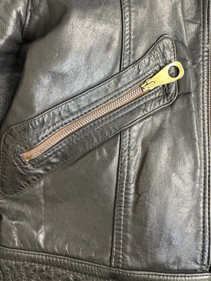 Chaqueta de cuero Aero By Appointment London LTD - negra  Foto 4 de 4