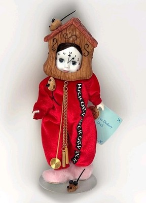 Madame Alexander Doll 8'' Hickory Dickory Dock Box # 11650 Tag Stand
