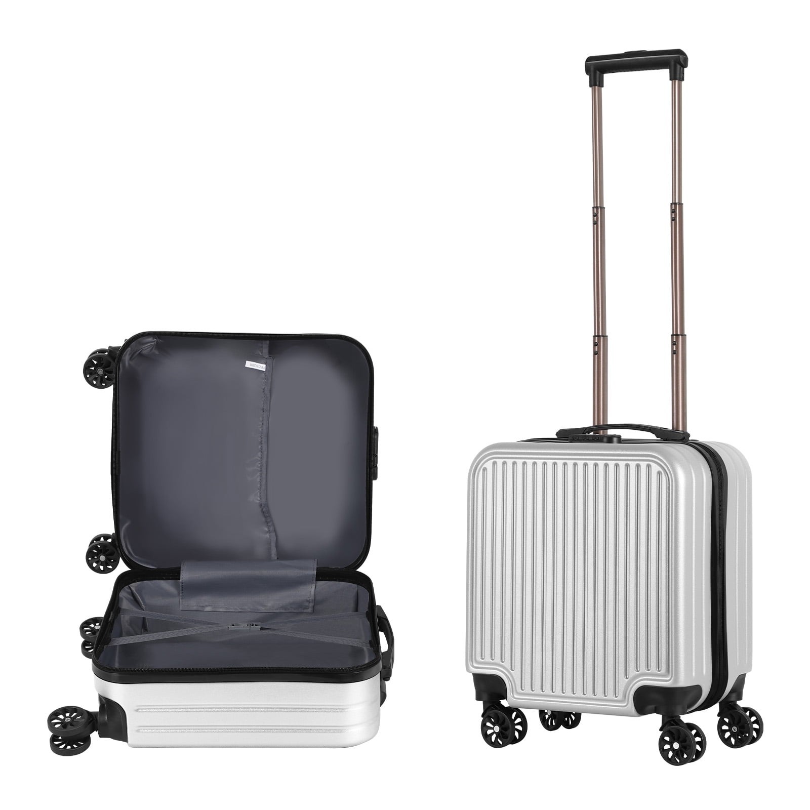 Boarding Luggage Lightweight 18" Silver