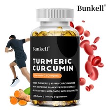 Turmeric Black Pepper 500 Mg Supplements Bone Joint Support 120 Vegan Capsules