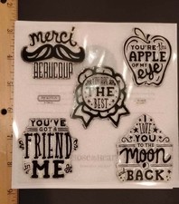 NEW Close to My Heart -You've Got a Friend- My Acrylix Stamp Set S1405
