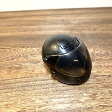 Action Man Black Motorcycle Helmet With Black Visor