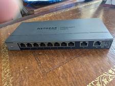 NETGEAR GS110MX 10-Port Gigabit/10G Ethernet Switch + 2-Port 10G Multi-Gig