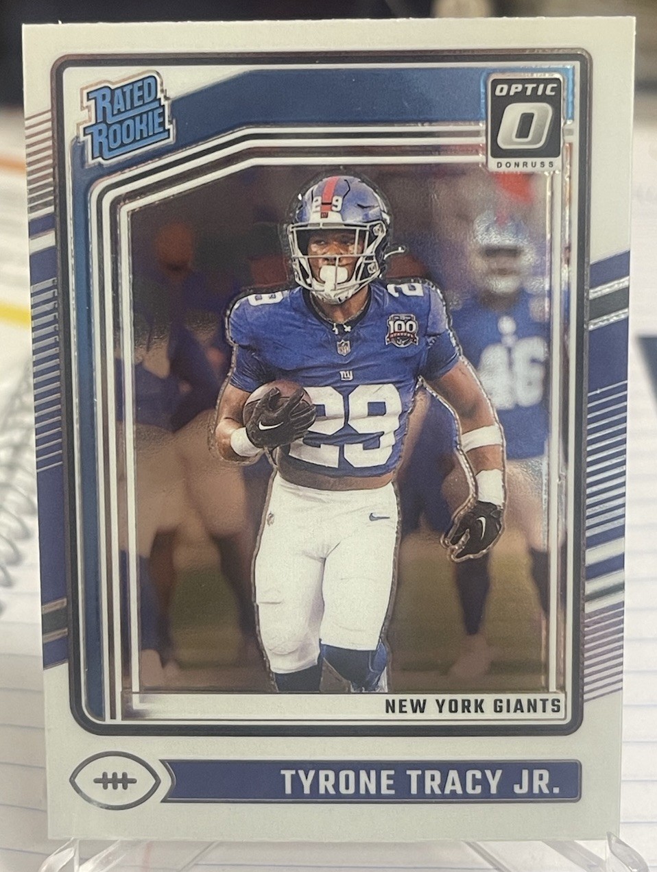2024 Donruss Optic - Tyrone Tracy Jr., #259 - Rated Rookie - New York Giants