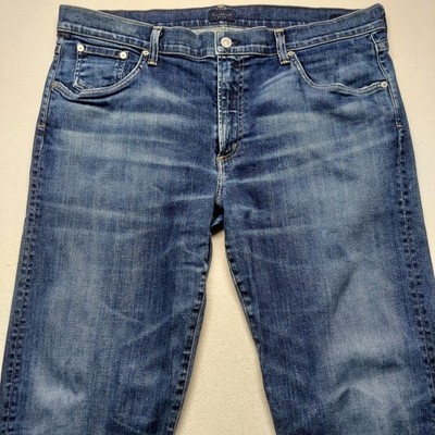 Citizens of Humanity Sid Jeans Men's Size 38X34 Straight-Leg Blue Made In USA