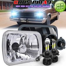 NEW 2026 5x7" inch LED Headlights Hi/Lo Beam For Chevy Malibu 1978-81 El Camino