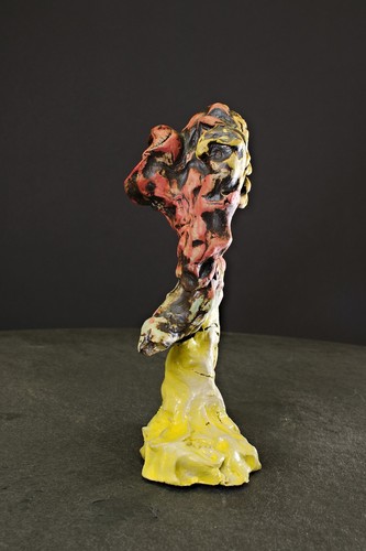 Sculpture "The Scream" unique ceramic Prof.em Andreas Loeschner-Gornau - Picture 6 of 14