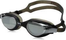 TYR Adult Vesi Mirrored Goggles - Silver/Black