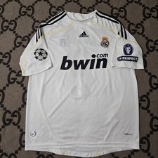 2009-2010 Adidas Sample Real Madrid Jersey Shirt Kit UCL Champions League Home