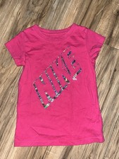 Nike Pink Tee Girls Size Medium 6
