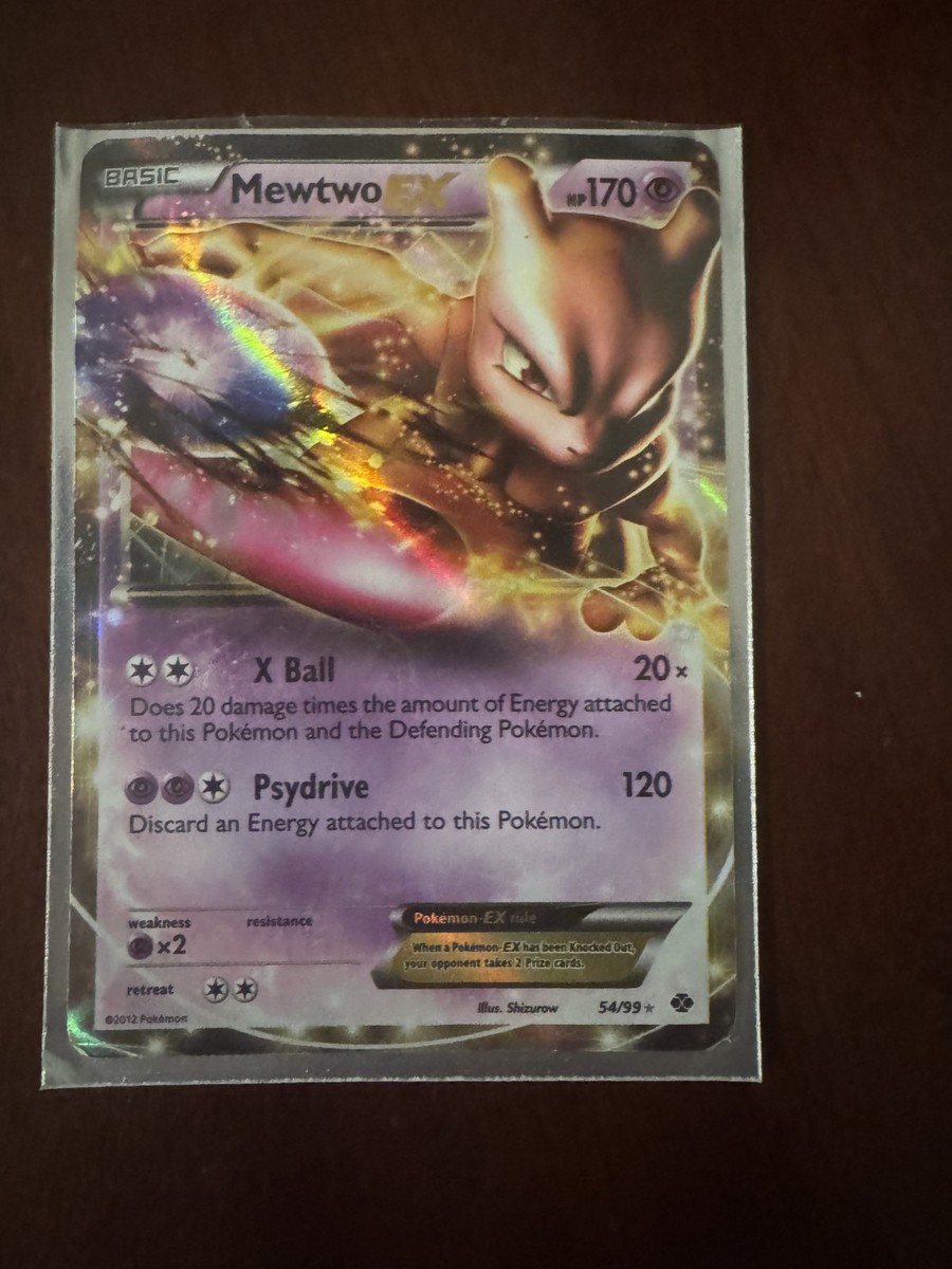 pokemon card value mewtwo ex Amazon.com: Pokemon - Mewtwo-EX (XY107) - XY Black Star Promos