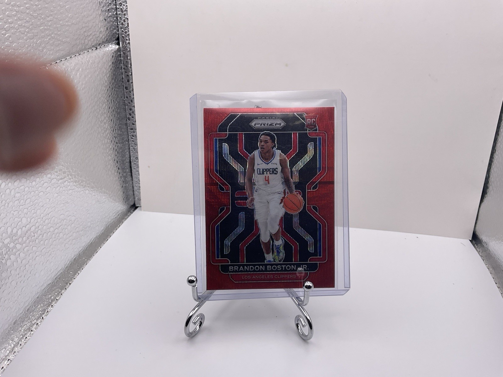 2021-22 Panini Prizm - Brandon Boston Jr. #330 Ruby Wave Prizm (RC)