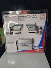 Swann Wireless NightHawk Twin Pack Day/Night Security Cameras System SEALED