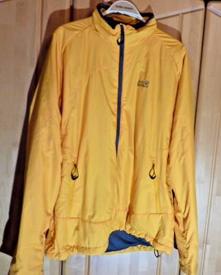 Original JACK WOLFSKIN Polartec Jacke Wandern Freizeit Gelb Gr. 58 XXL 2XL 56 XL