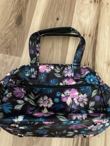 Lug Black Floral Jumper Tote Travel Bag - Picture 6 of 9