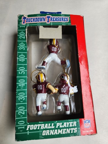 Seltene eingestellte NFL Washington Redskins Christmas Holiday Ornaments - Bild 3 von 3