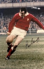 Phil Bennet Signed Wales Rugby Poster 30 x 40 Cm with COA Genuine Signature