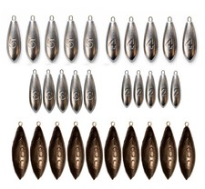 Sea Fishing Weights Leads 2oz 3oz 4oz 5oz 6oz 5 10 20 Pack UK Beach Casting