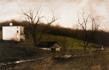 Andrew Wyeth: Evening at Kuerners 22x30 Archival Quality Fine Art Print