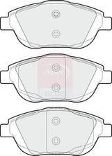 Brake Pads Set fits CITROEN C4 X 1.2 Front 2022 on 1607083180 1611140580 Quality