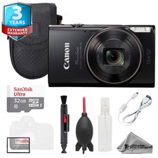 Canon PowerShot ELPH 360 HS A (Black) + 32GB + Bag+ 3 YR Warranty- Basic Kit